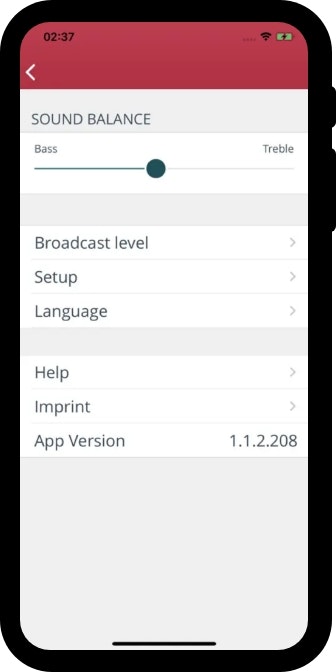 App SAMBA 2 Remote