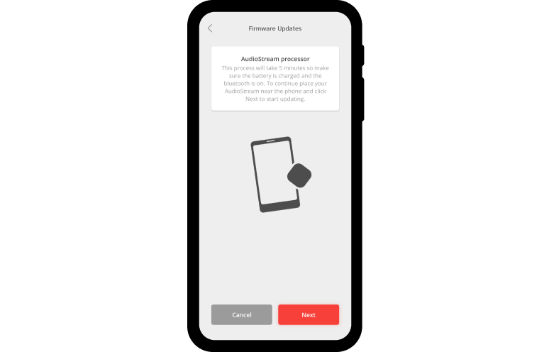 AudioStream Adapter Firmware Update